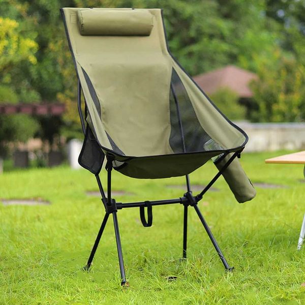 Breathable, lightweight convex wheelchair and portable folding chair for outdoor campsites