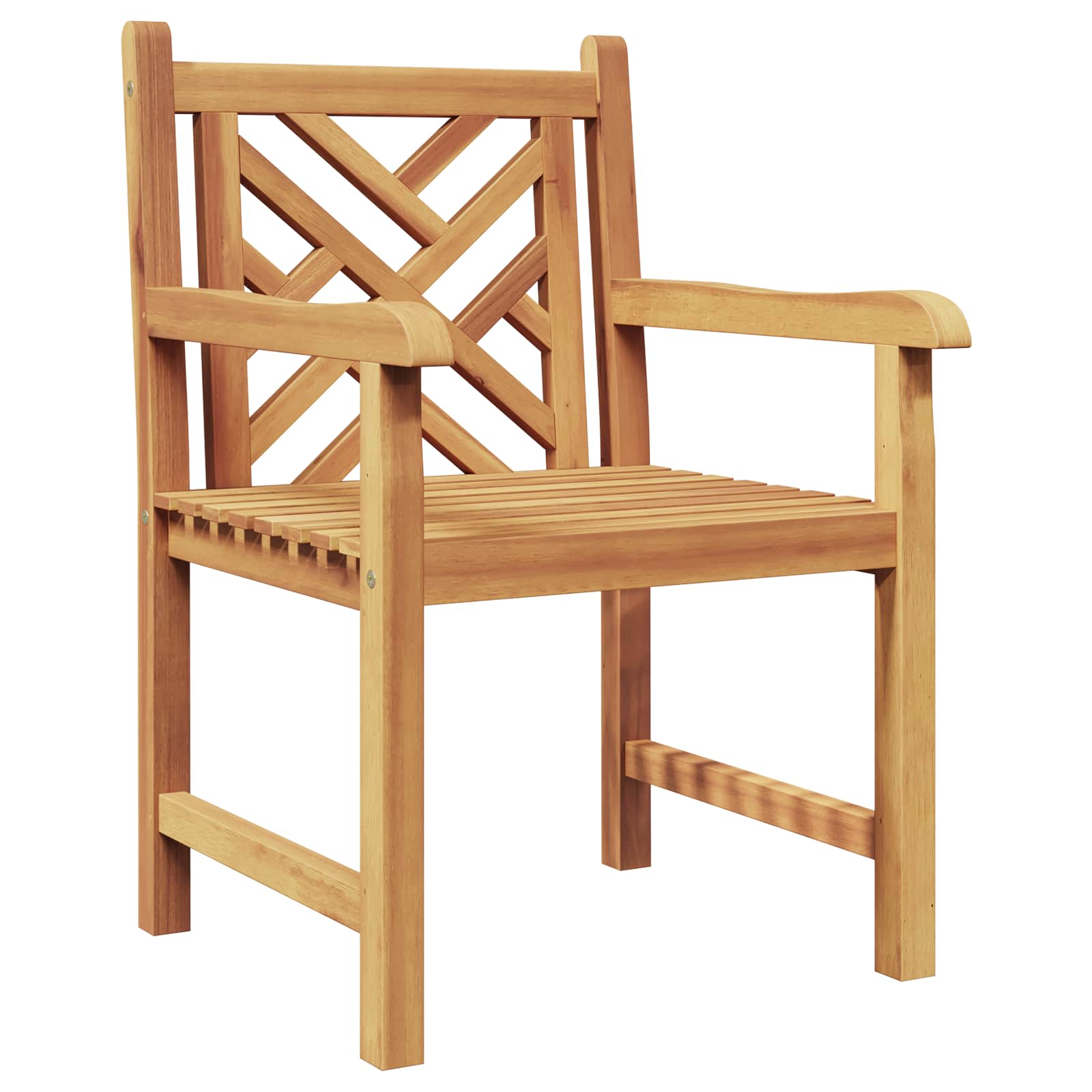 Chair 2 pcs Brown 23.62 x 22.83 x 35.43 in Solid Teak Wood