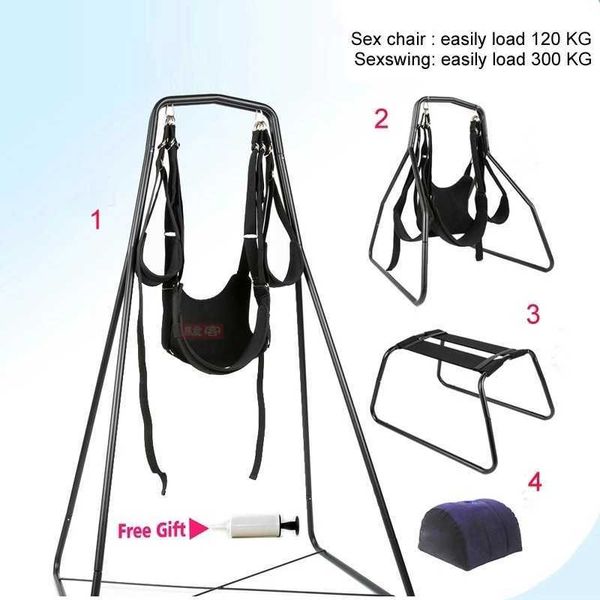 Chair sex Best-selling Pillow Set Adjustable Restraints Fetish Sex Position Bondage Swing Frame Sex Furniture