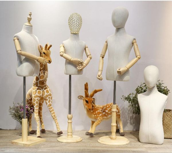 Children's commercial furniture props - half-size clothing racks for kid's shop displays and window showcases