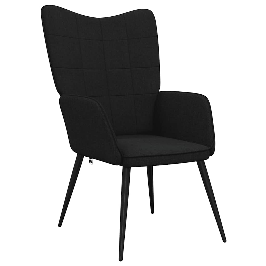 Chill Chair Black Fabric (100% polyester), steel Standard Modern