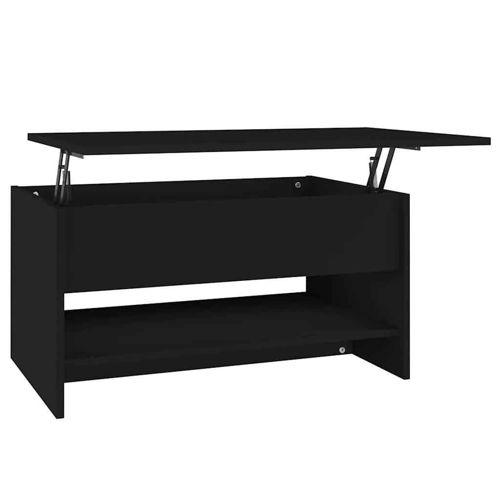 Coffee Table Black Engineered wood 31.5 x 19.7 x 15.7 in