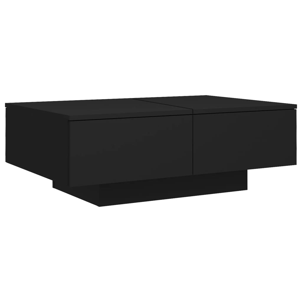 Coffee Table Black Engineered wood 35.4 x 23.6 x 12.2 in