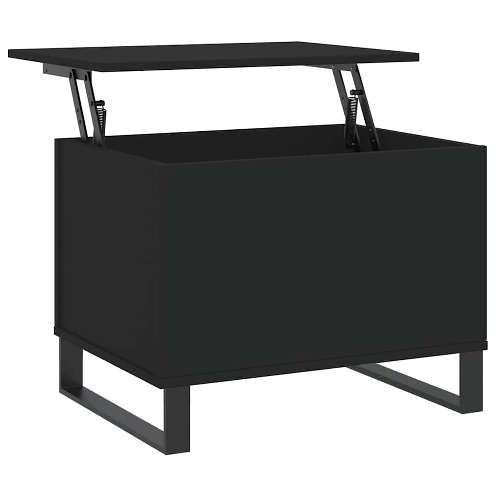 Coffee Table Black Engineered wood, metal Medium