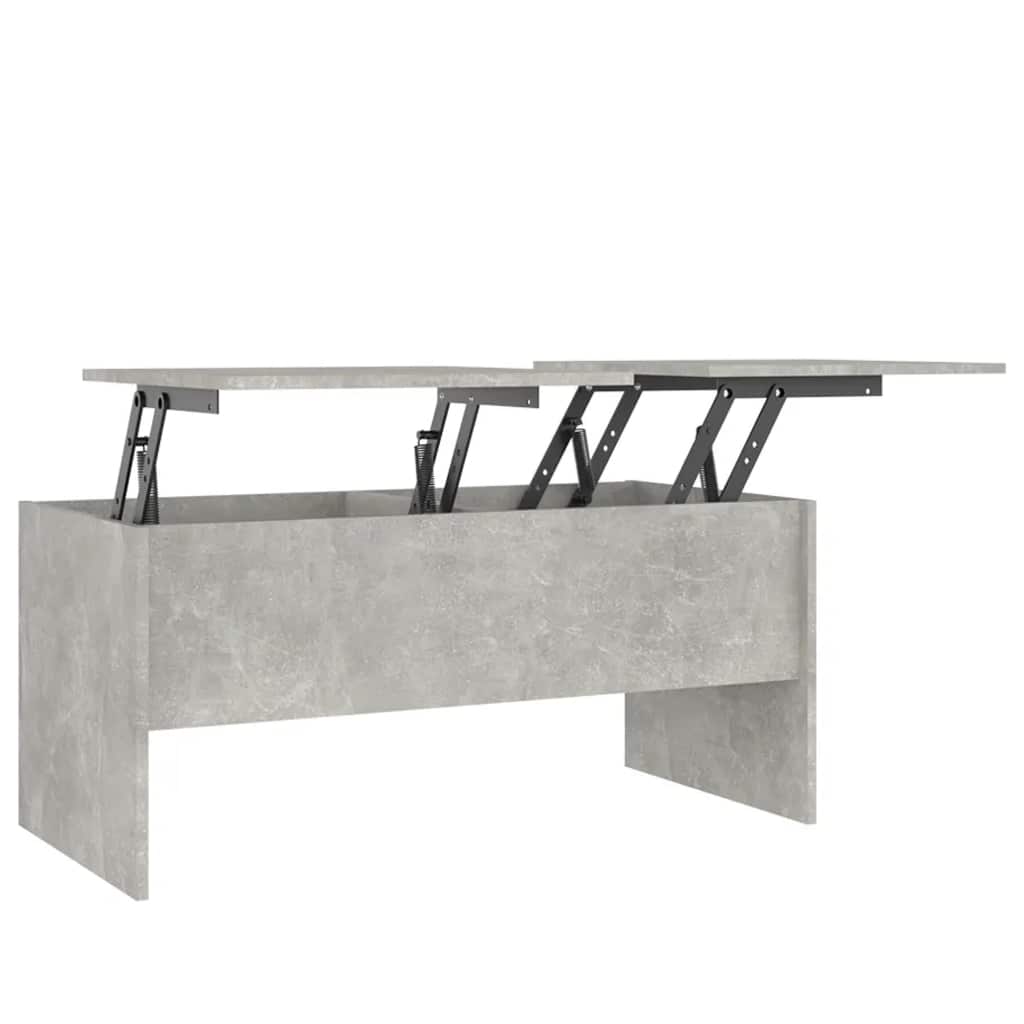 Coffee Table Concrete gray Engineered wood Medium