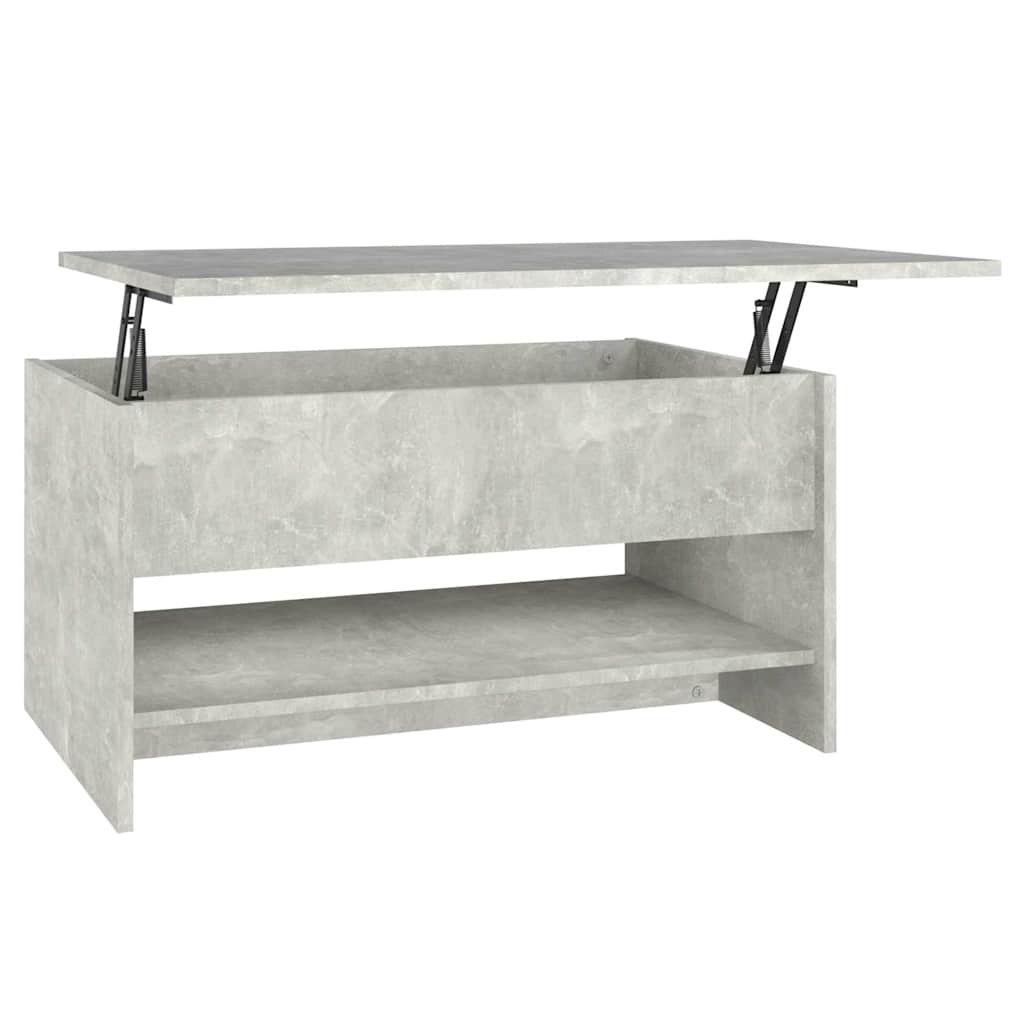 Coffee Table Concrete Grey Engineered Wood Medium Coffee Table