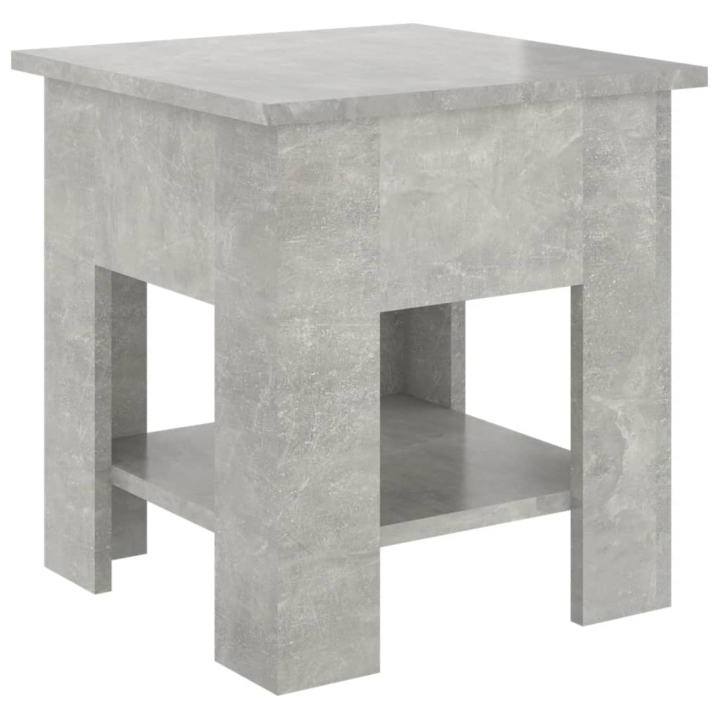 Coffee Table Concrete Grey Engineered Wood Medium Coffee Table