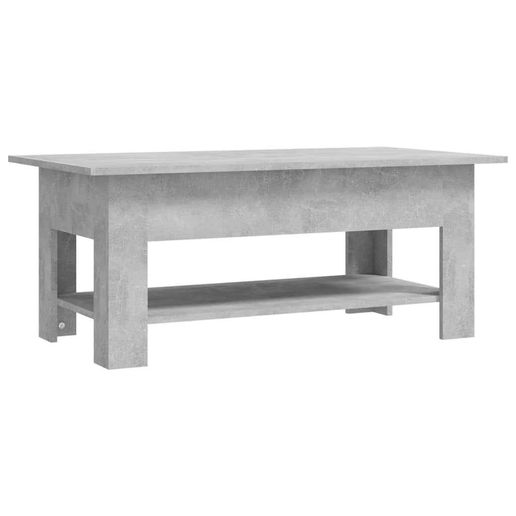 Coffee Table Concrete grey Engineered wood Medium Coffee Table