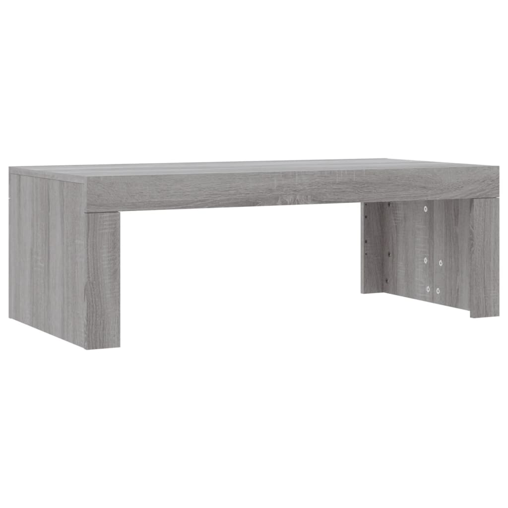 Coffee Table Gray sonoma Engineered wood 40.2x19.7x14.2 in Modern