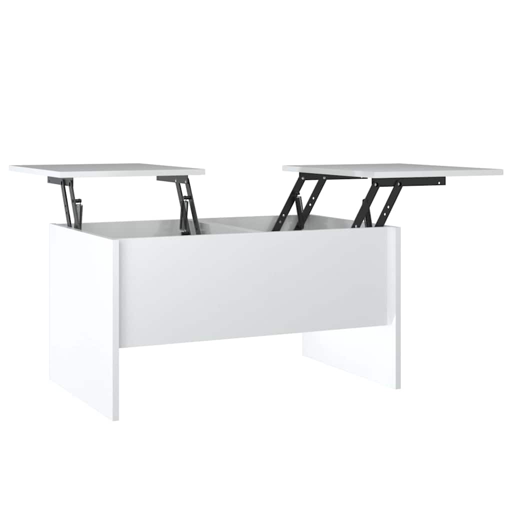 Coffee Table High gloss white Engineered wood Medium
