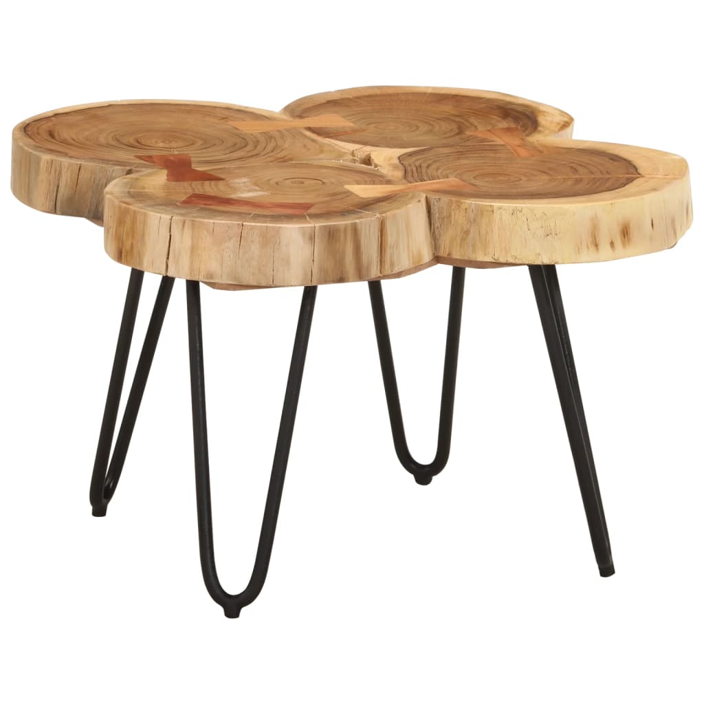 Coffee Table Honey Solid Acacia wood Small Durable Coffee Table