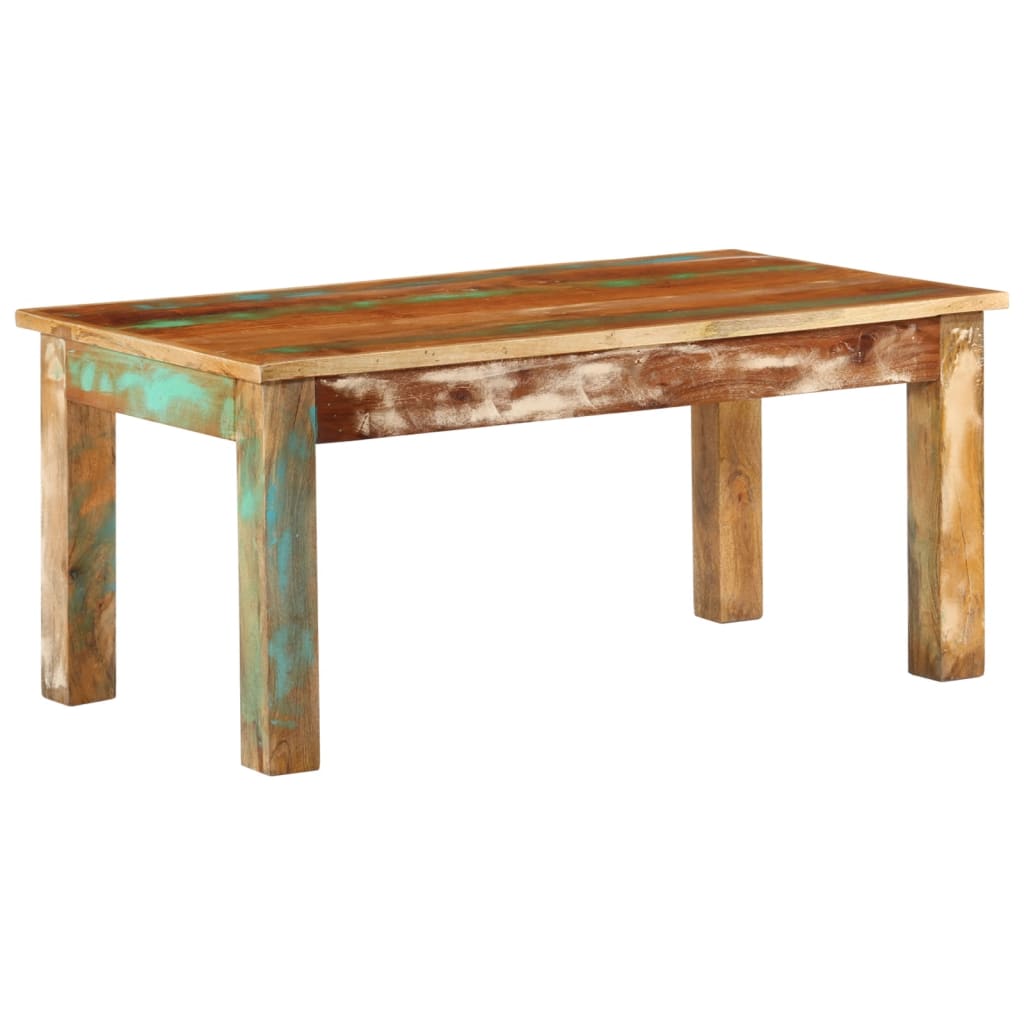 Coffee Table Multicolour Reclaimed Wood Standard