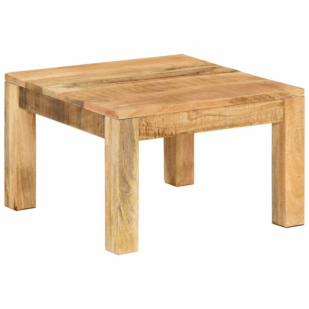 Coffee Table Natural Solid Mango Wood Small Durable