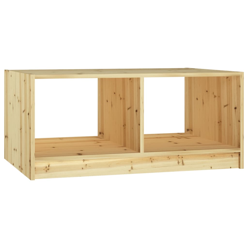 Coffee Table Natural Wood Solid Firwood Medium Coffee Table