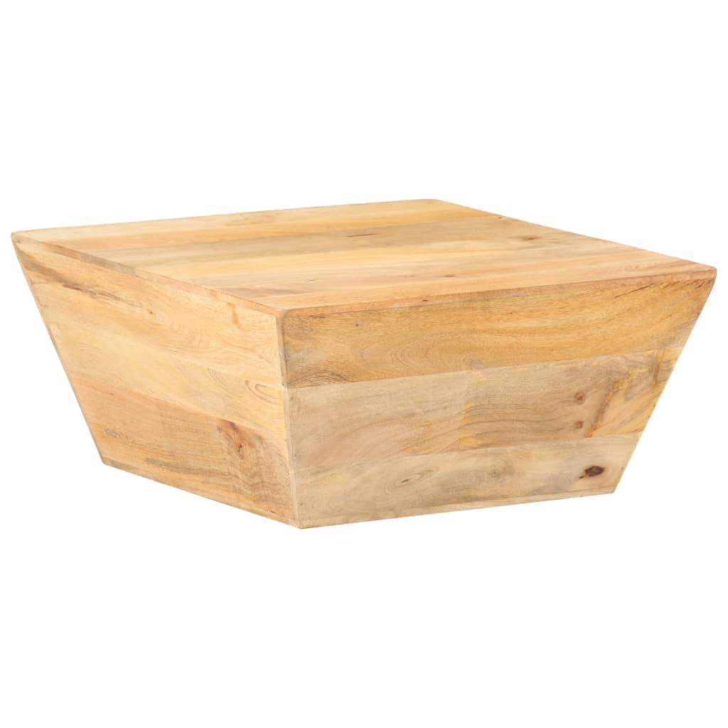 Coffee Table Natural Wood Solid Mango Wood Medium Durable
