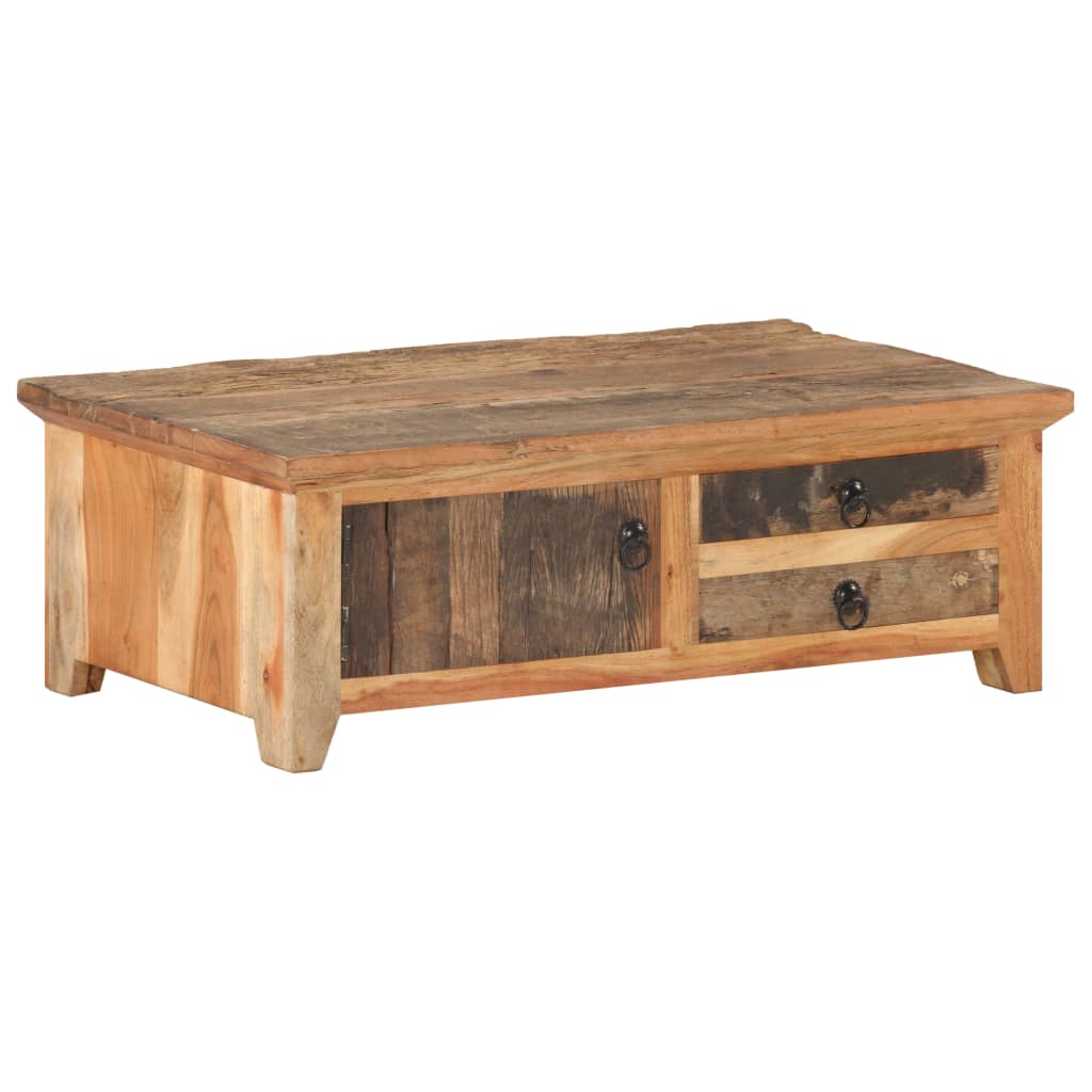 Coffee Table Natural wood Solid Reclaimed Wood, Solid Acacia Wood