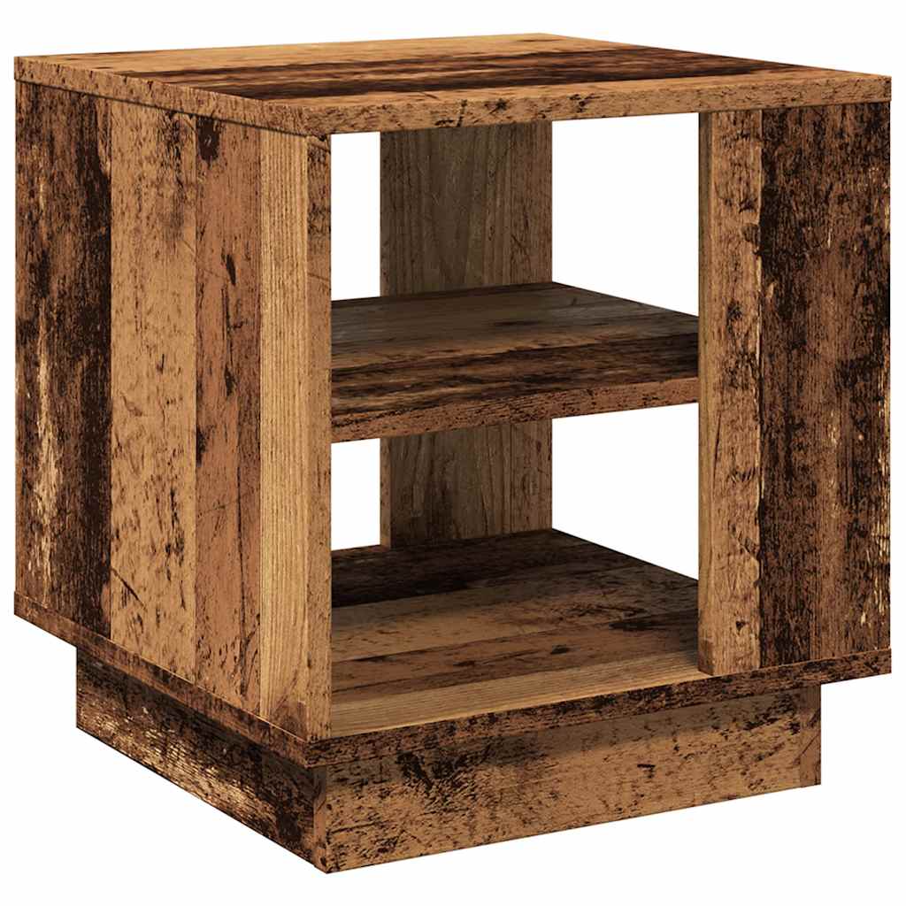 Coffee Table Old Wood Engineered Wood Small Coffee Table Square