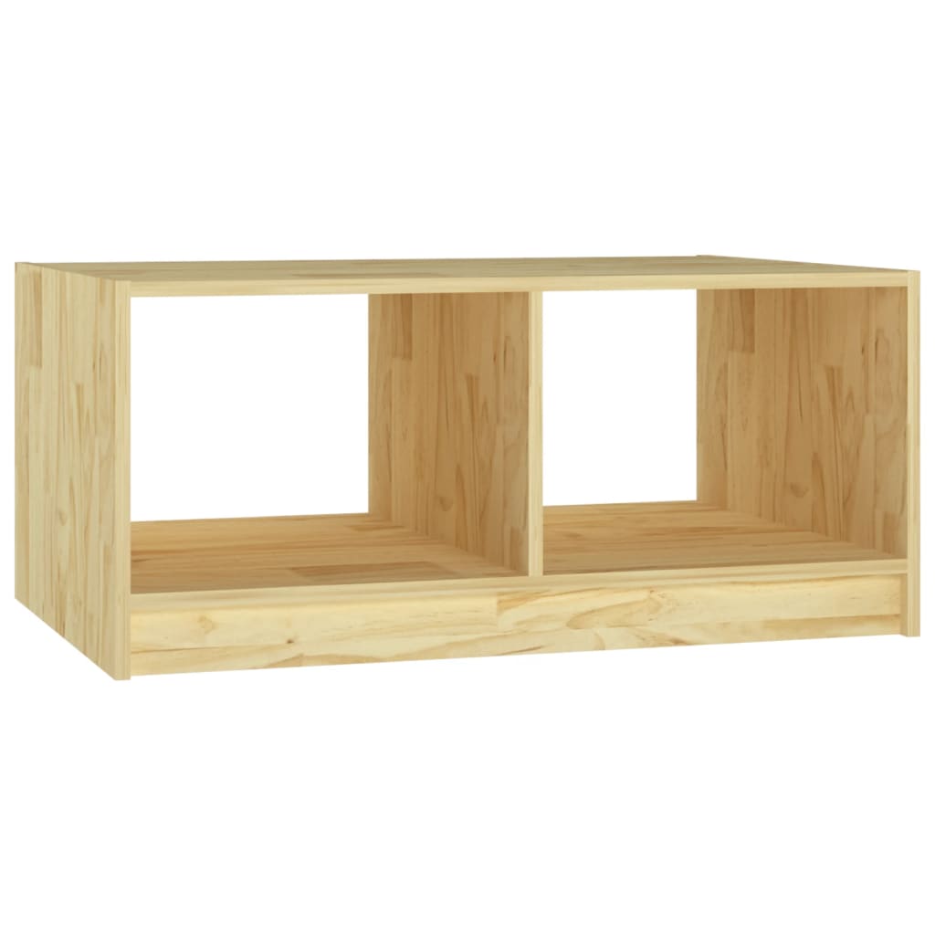 Coffee Table Pine Solid Pinewood Medium Durable Coffee Table