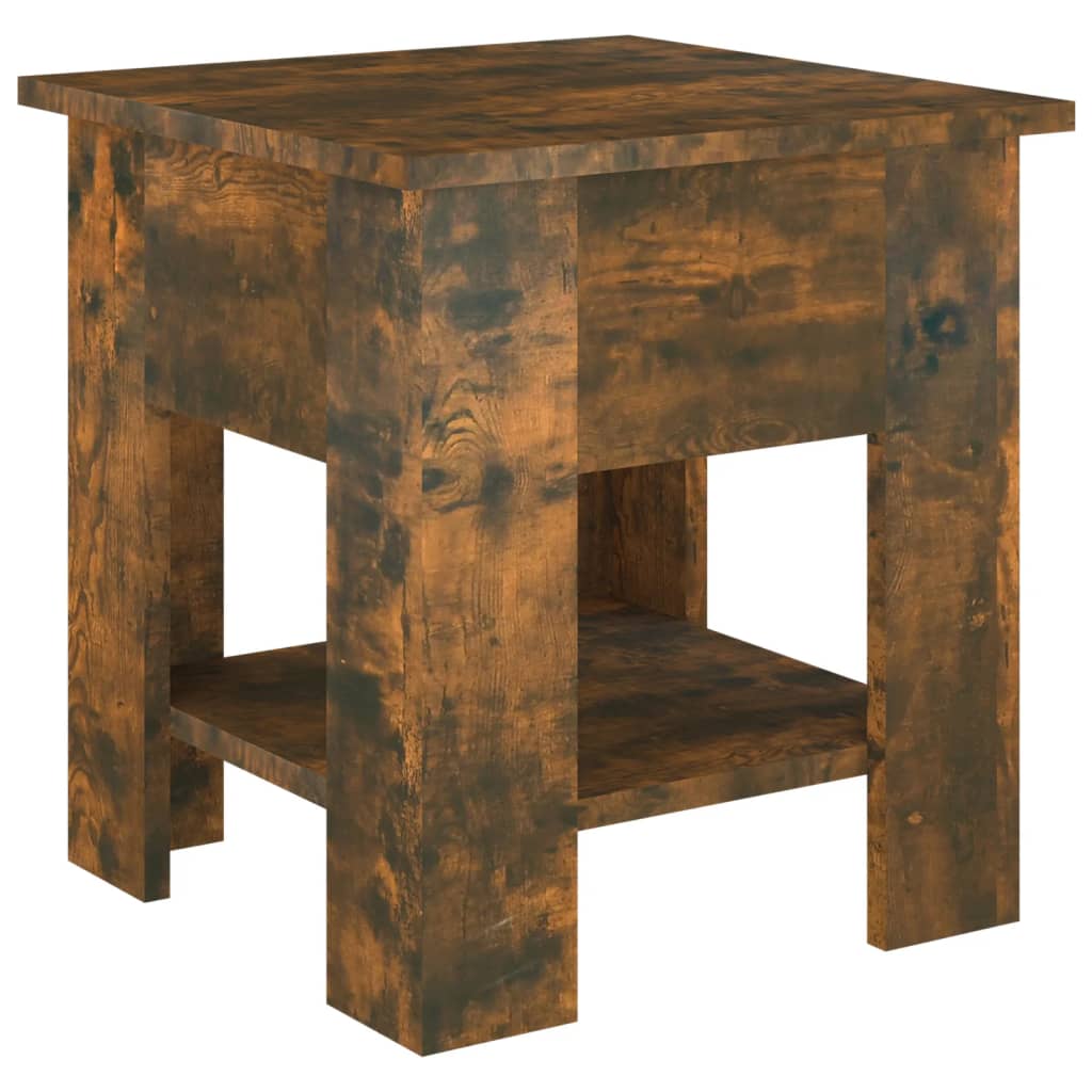 Coffee Table Smoked Oak Engineered Wood Compact Coffee Table