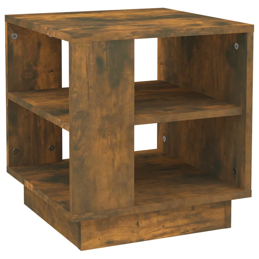 Coffee Table Smoked Oak Engineered Wood Compact Coffee Table