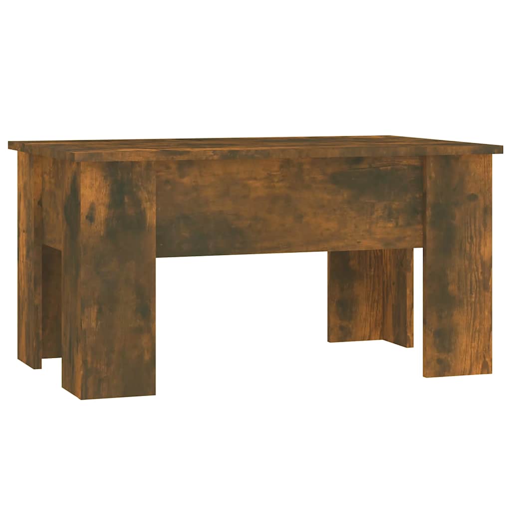 Coffee Table Smoked Oak Engineered Wood Medium