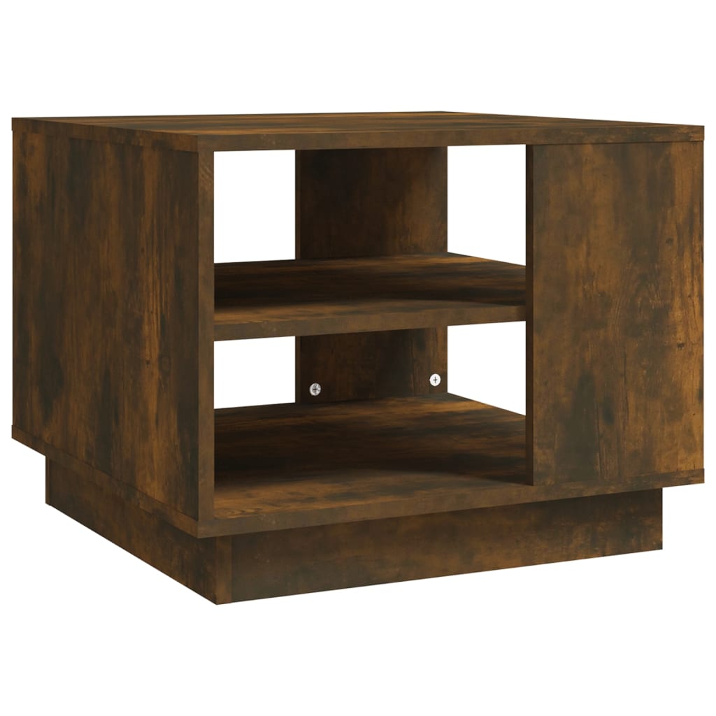 Coffee Table Smoked Oak Engineered Wood Medium Coffee Table