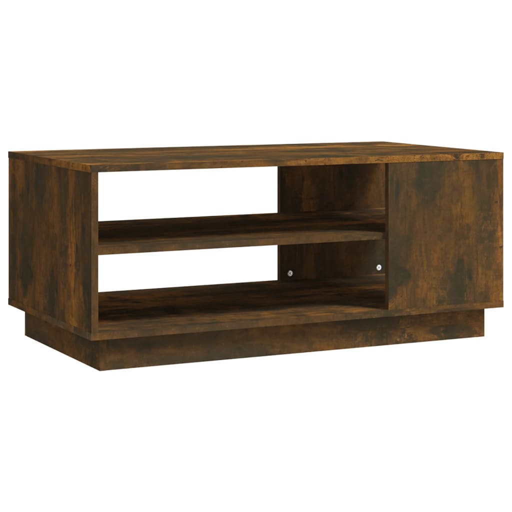 Coffee Table Smoked Oak Engineered wood Medium Coffee Table