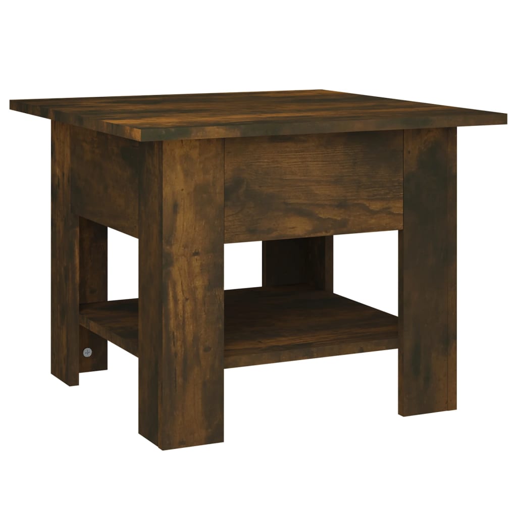 Coffee Table Smoked Oak Engineered Wood Medium Coffee Table