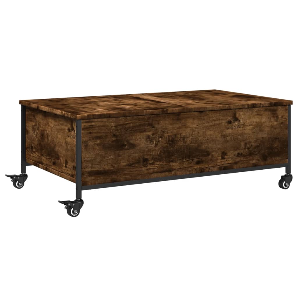 Coffee Table Smoked Oak Engineered wood, powder-coated steel