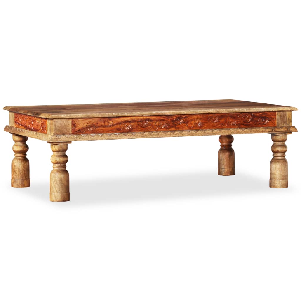 Coffee Table Solid Mango Acacia Wood 43.3