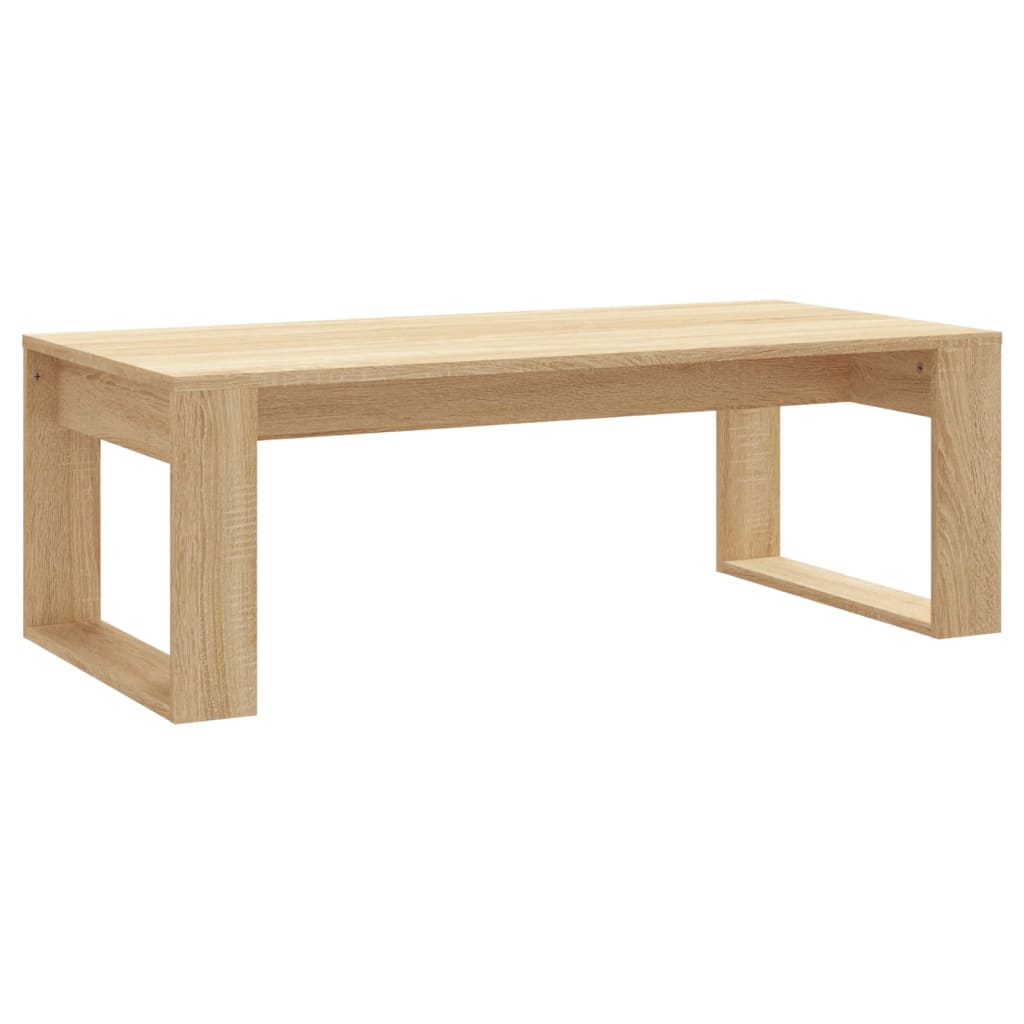 Coffee Table Sonoma Oak Engineered Wood 40.2 x 19.7 x 13.8 in