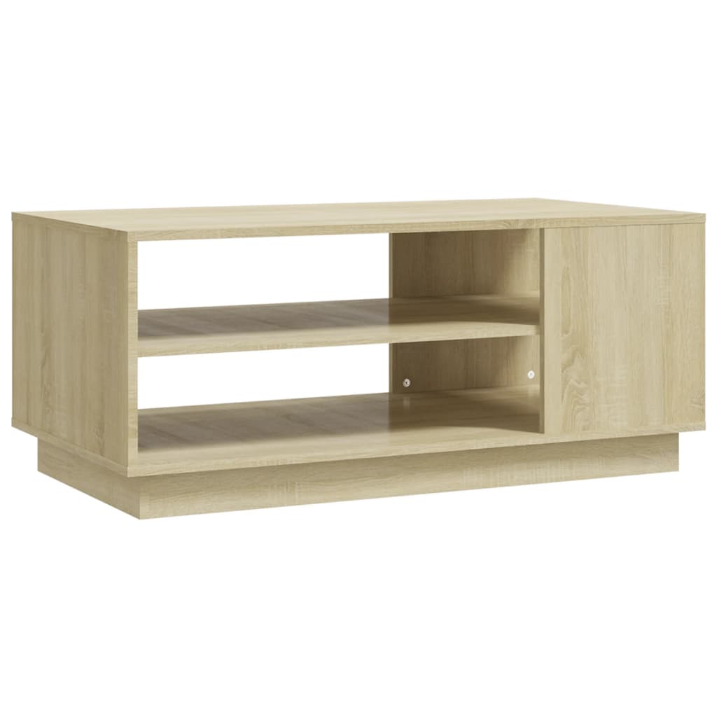 Coffee Table Sonoma Oak Engineered Wood Coffee Table Rectangular