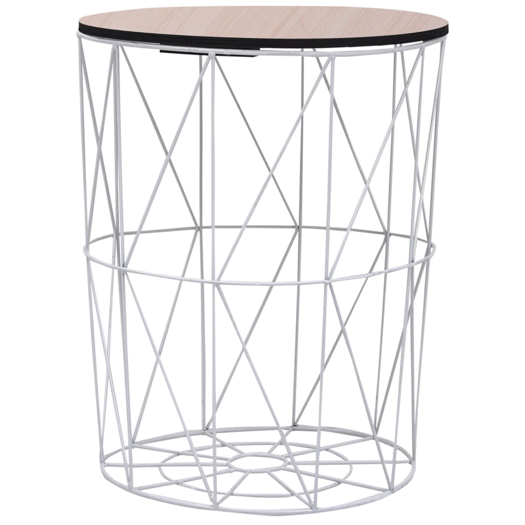 Coffee Table White Ã 18.5