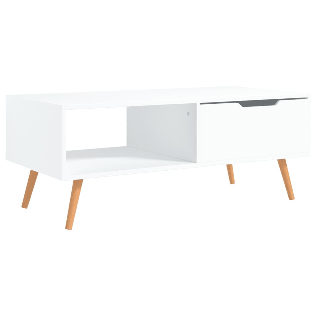 Coffee Table White Engineered wood, MDF Medium Coffee Table