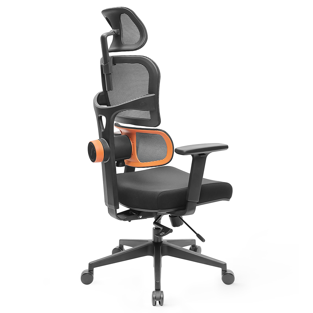 Comfortable ergonomic office chair with no footrest