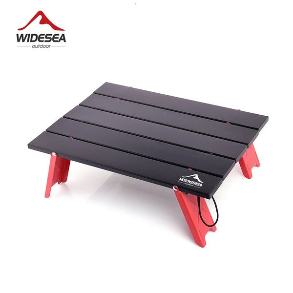 Compact foldable outdoor table for picnics, barbecues, and travel with lightweight portable design