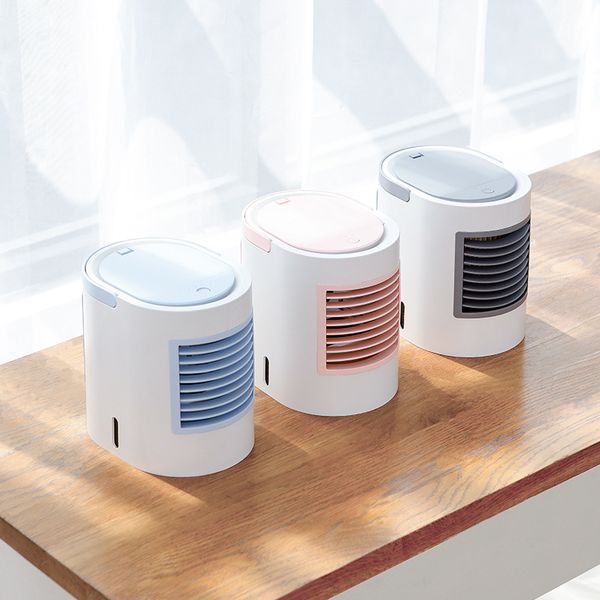 Compact summer USB fan with humidifier, portable air cooler for high fashion, fast shipping included