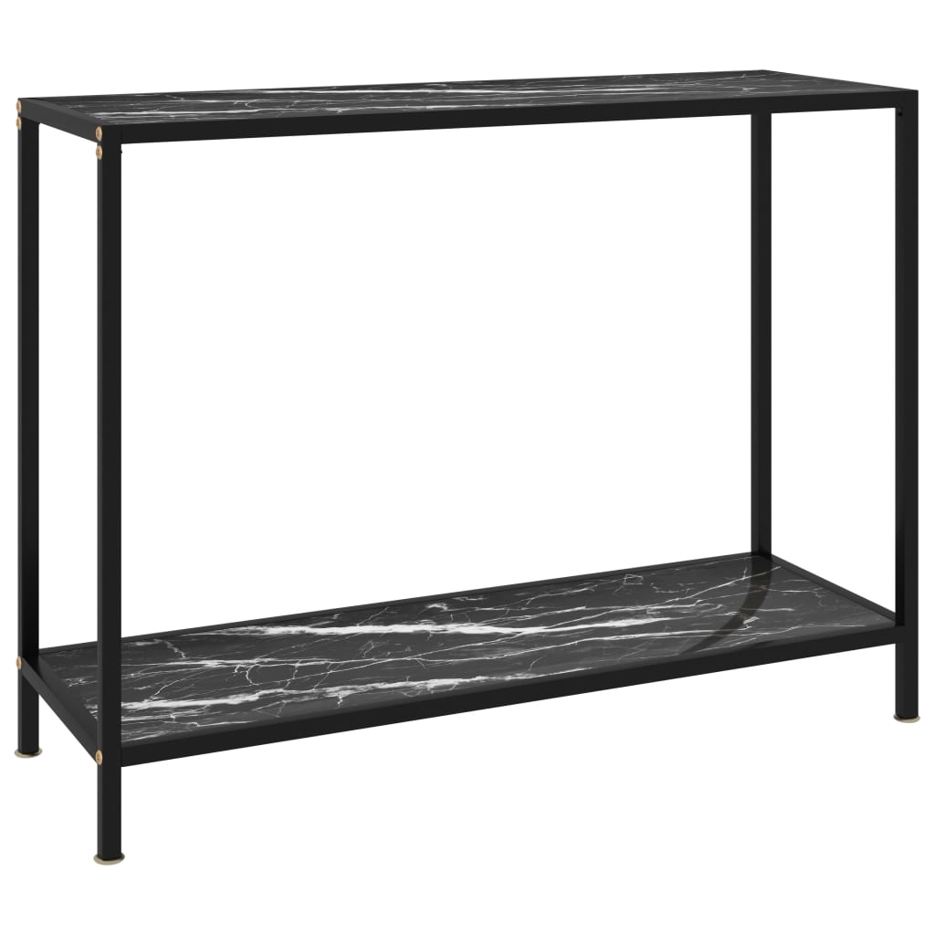 Console Table Black marble texture