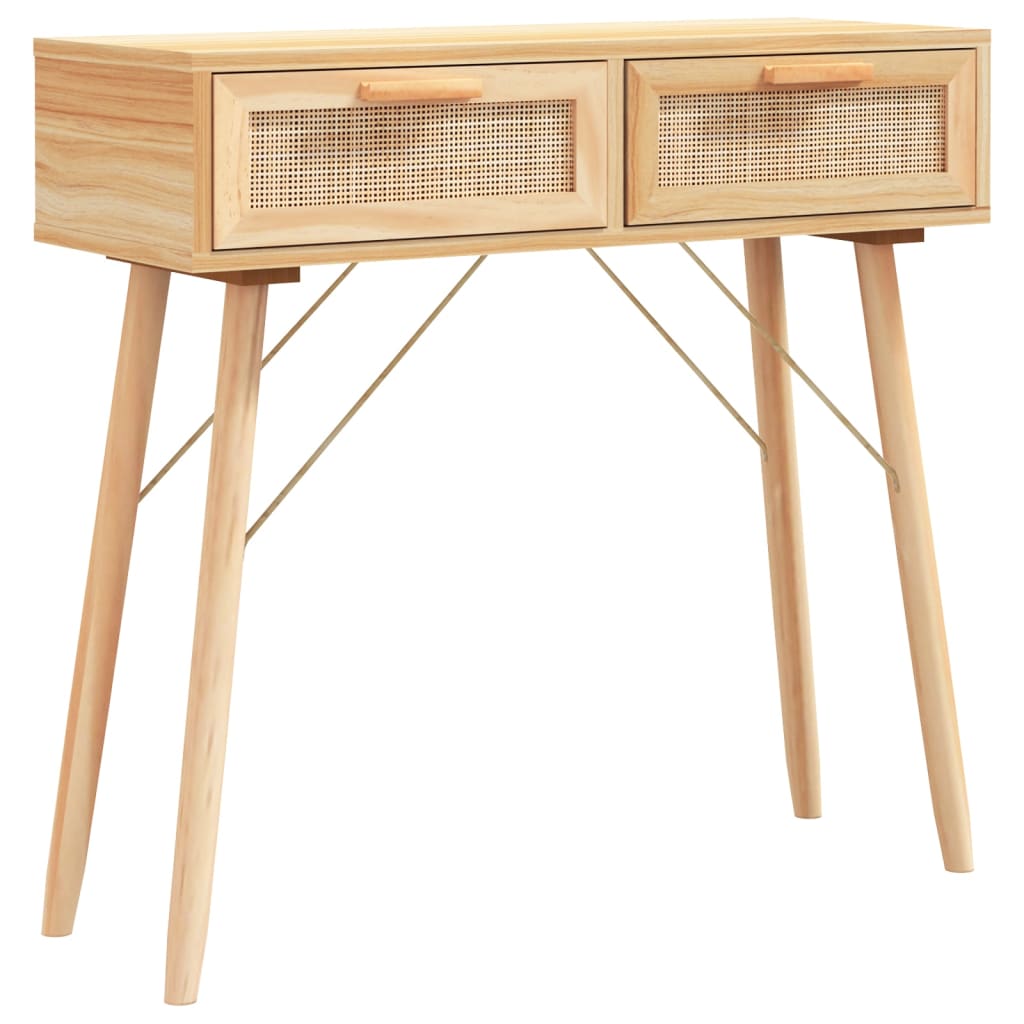 Console Table Brown Engineered wood Narrow Console Table