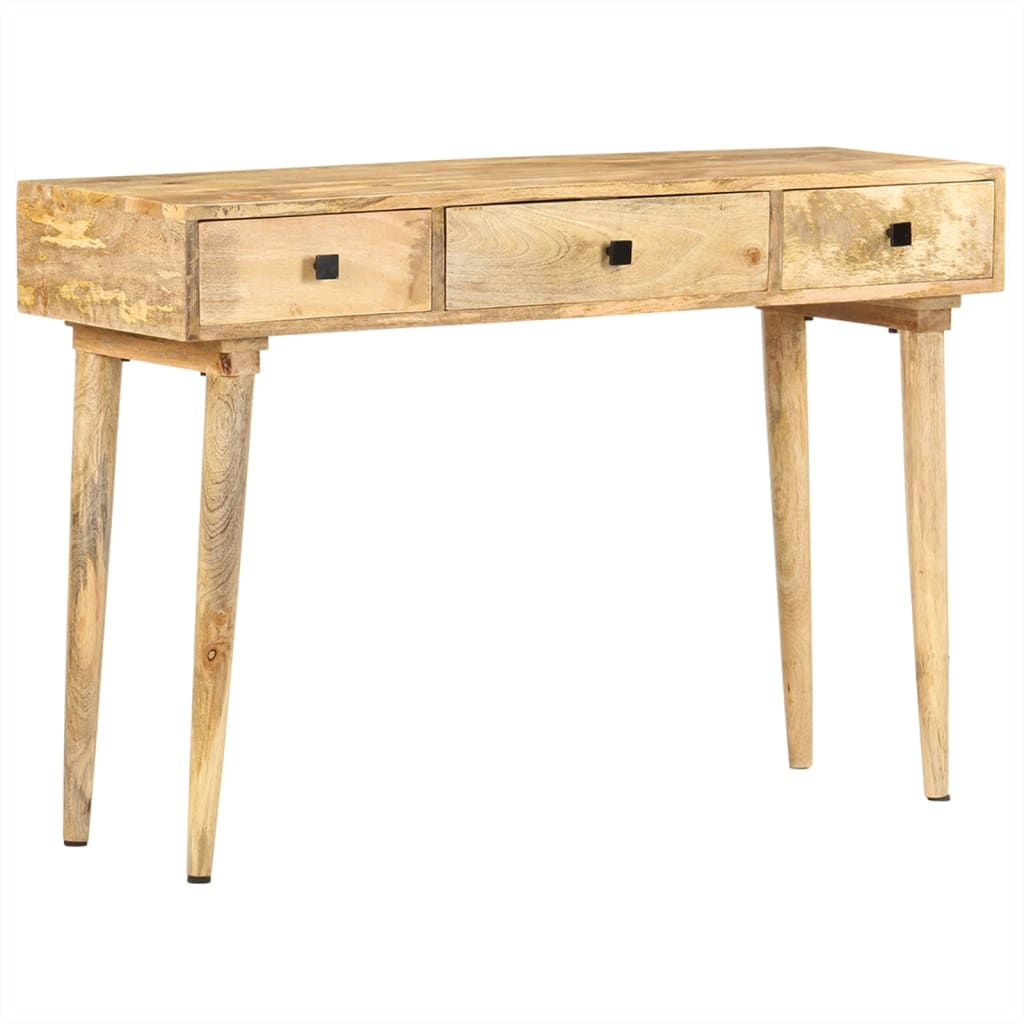 Console Table Brown Solid mango wood Medium Console Table