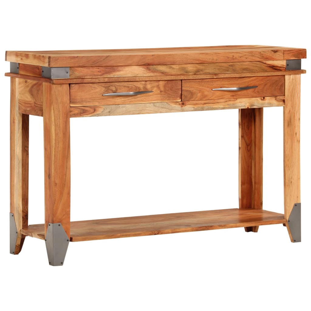 Console Table Natural wood Solid acacia wood Medium Console Table