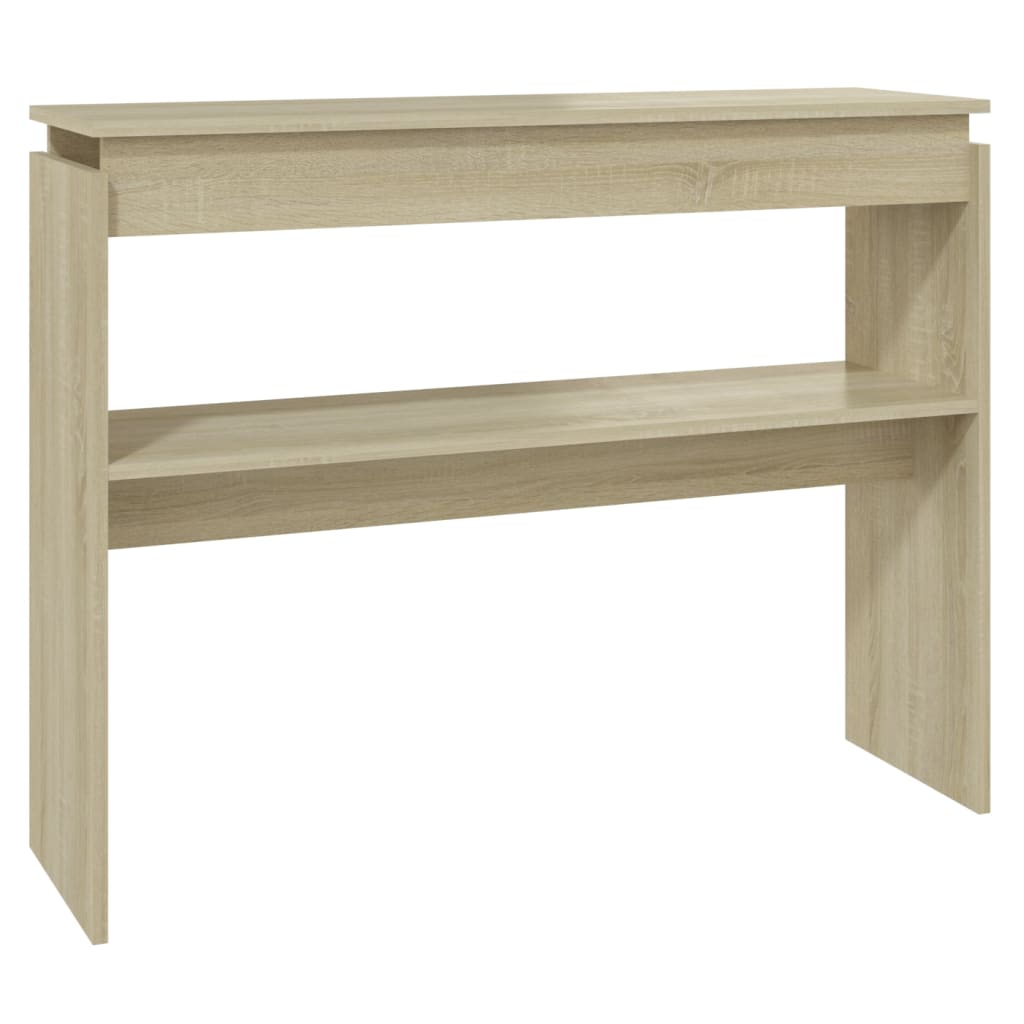 Console Table Sonoma oak Engineered wood Compact Storage