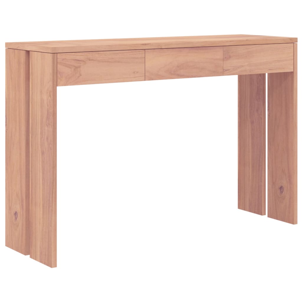 Console Table Teak Solid Teak 43.3 x 13.8 x 29.5 in Console Table