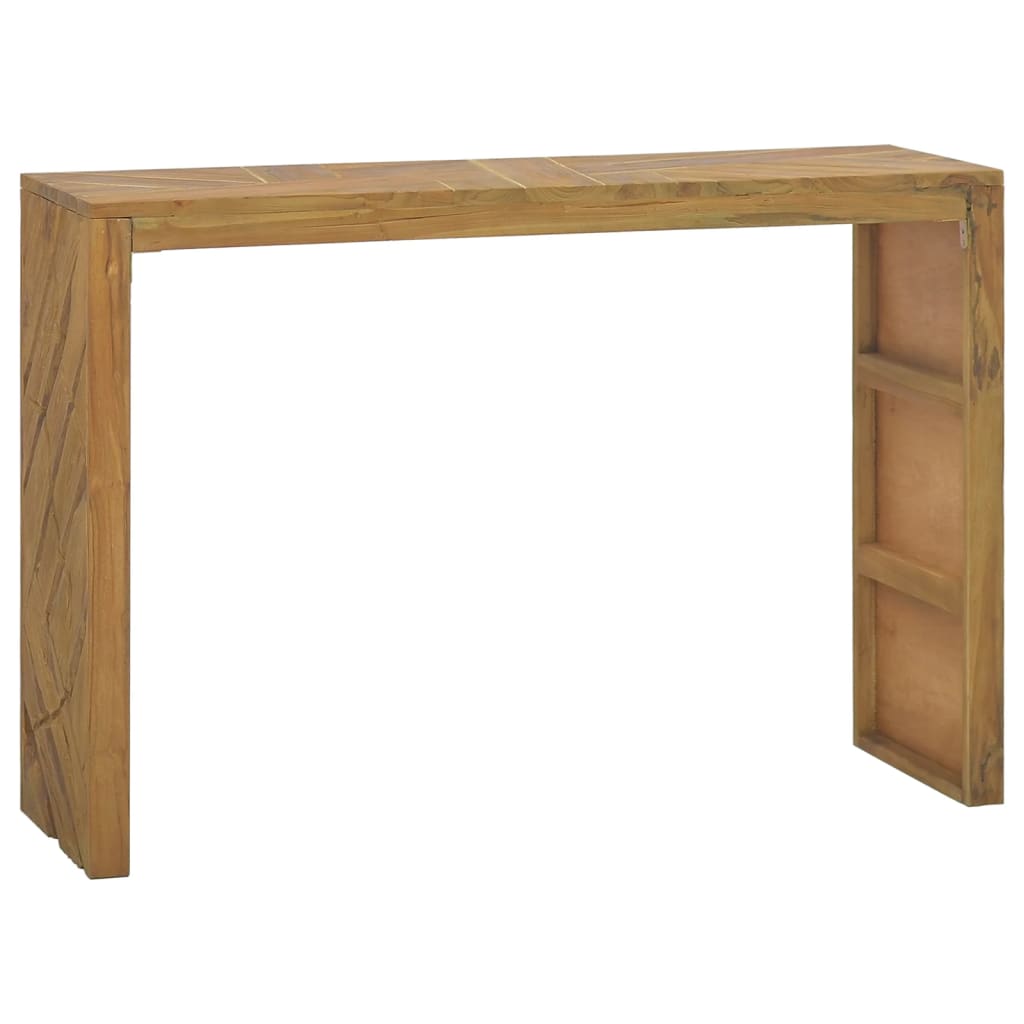 Console Table Teak Solid teak wood 43.3 x 13.8 x 29.5 in