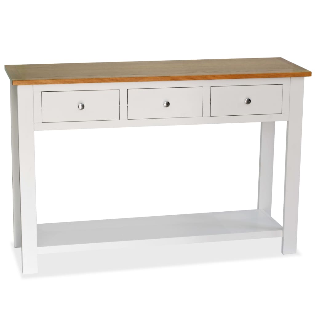 Console Table White and brown