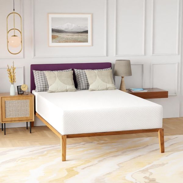 Coog-Gel Medium Firm Memory Foam Mattress in a Box, CertiPUR-US Certified