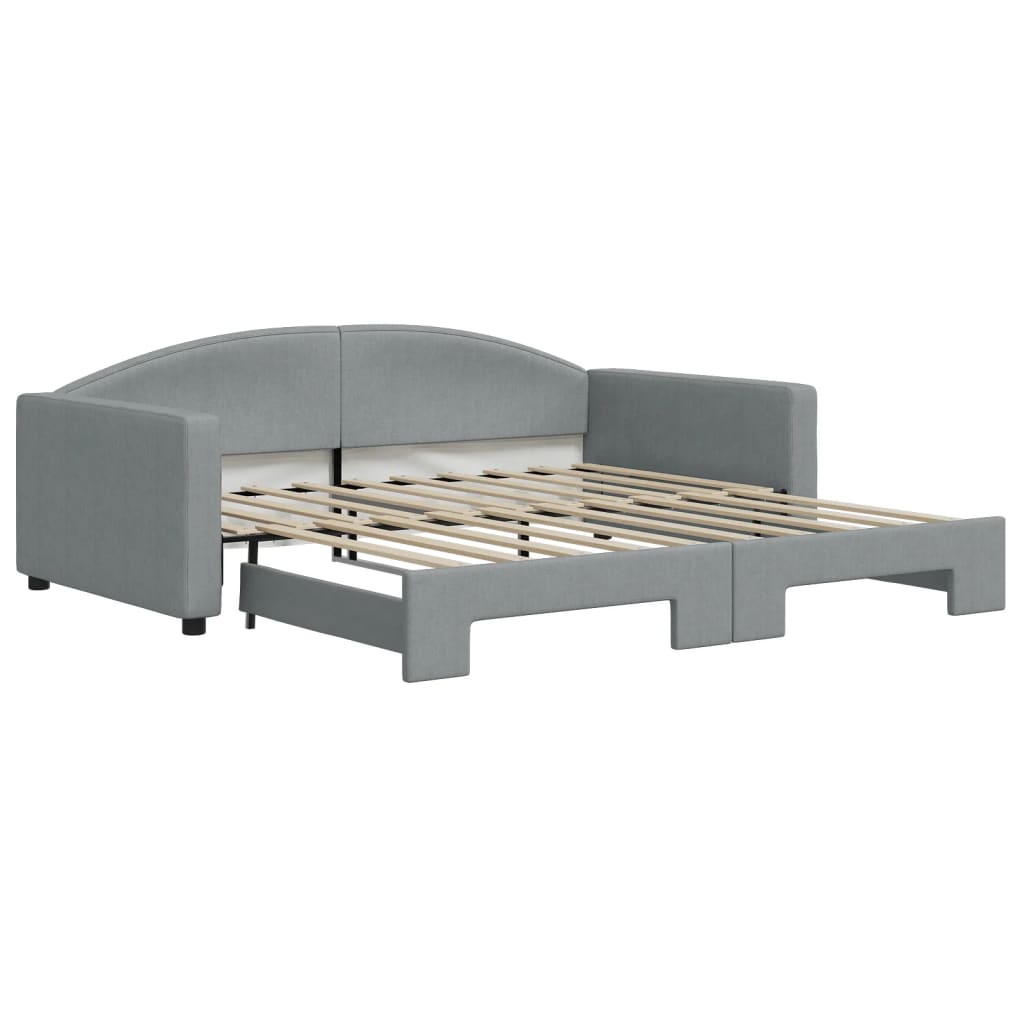 Daybed With Trundle Light grey