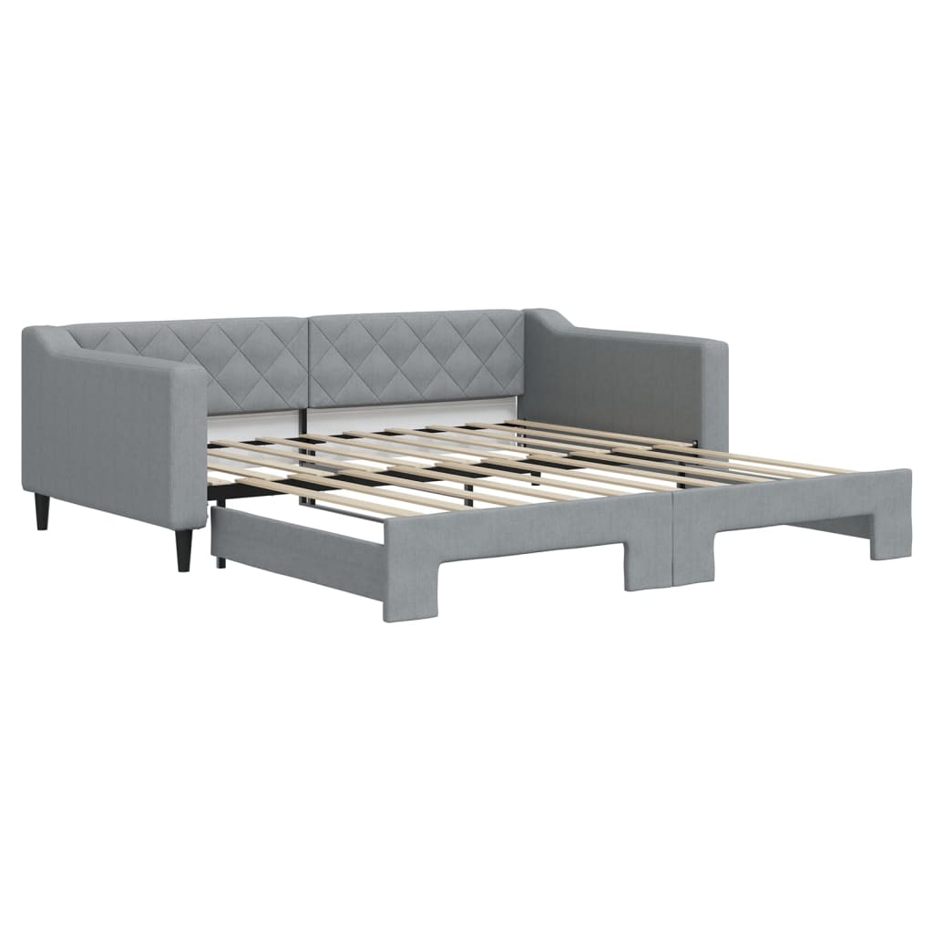 Daybed With Trundle Light grey