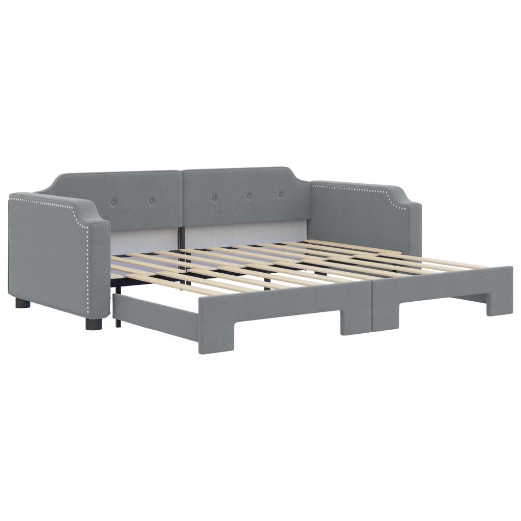 Daybed With Trundle Light grey