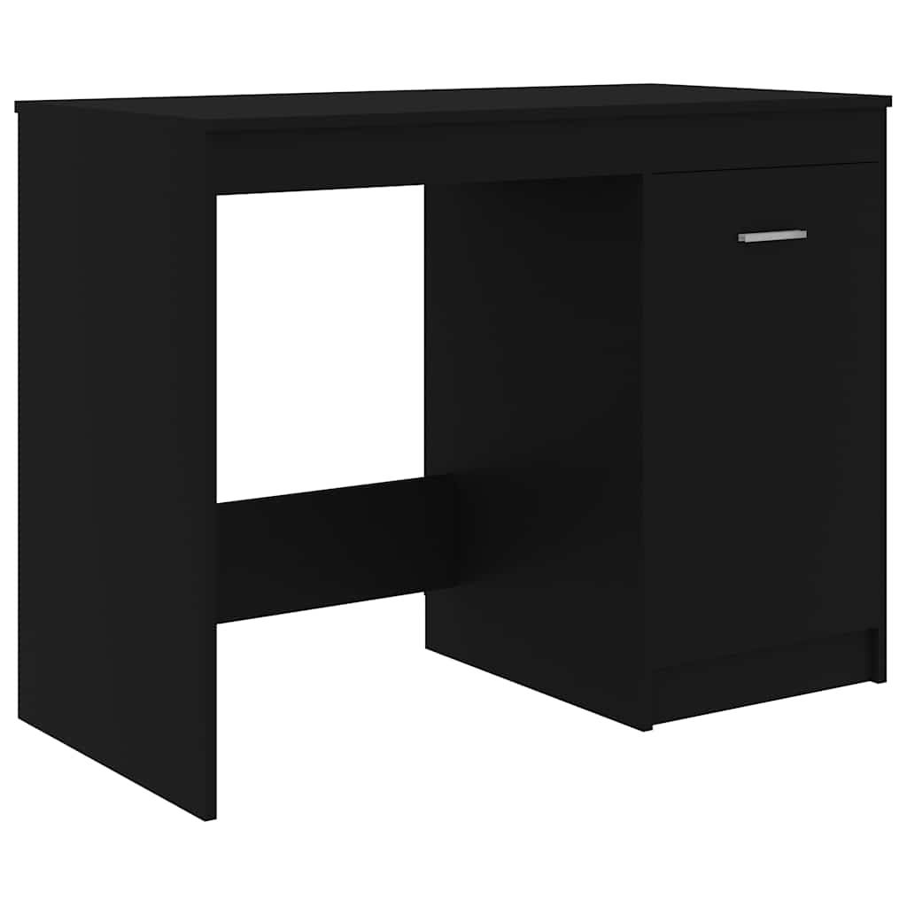 Desk Black Engineered wood 39.4x19.7x29.9 in Desk Rectangular